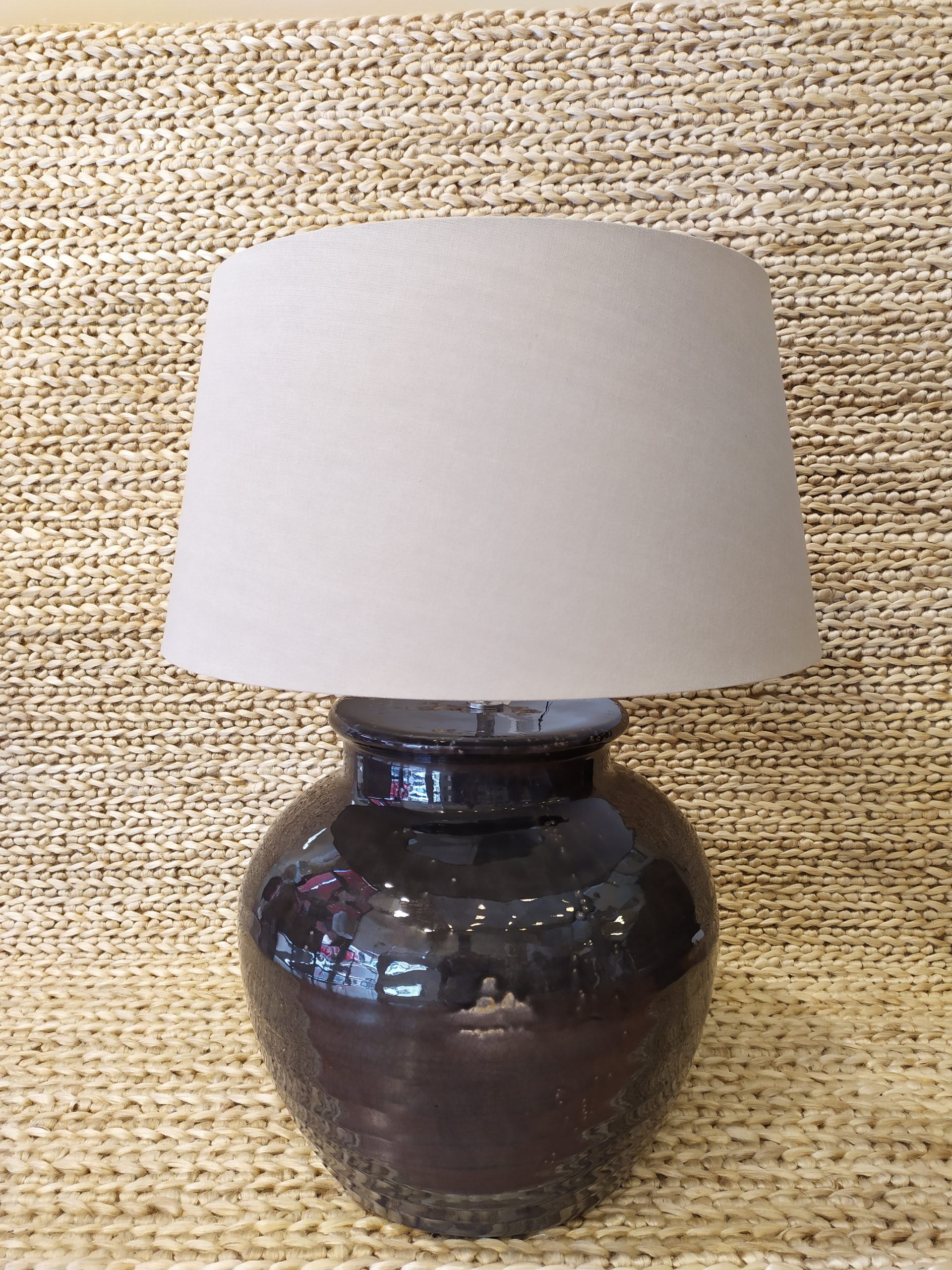 Lámparas de cerámica mesa lámpara lámpara de mesa de cerámica lámpara lámpara brillante Shabby Chic