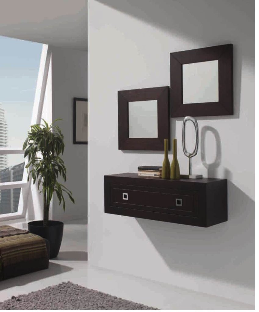 Consola flotante pared -Palisandro Interiorismo